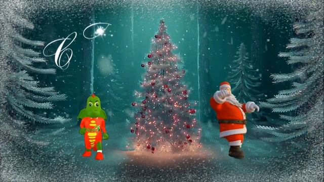 С Новым Годом! Муз открытка! смотреть онлайн