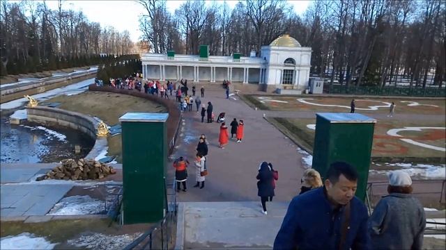 Петергоф. Каскад Золотая гора смотреть онлайн