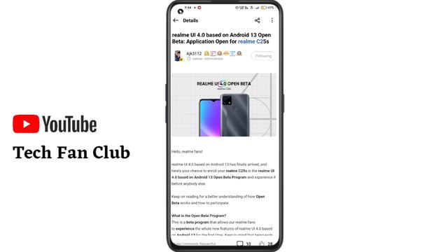 Realme UI 4.0 Android 13 Stable Update & Beta Update Date Change,new Date of Q2 2023 in June 2023