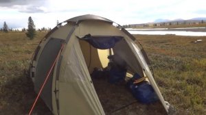 Ветроустойчивость палаток Маверик - Полярный Урал.