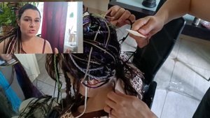 Афрозатылок - мой опыт с ним, отзыв после недели. Плетение кос на дому.