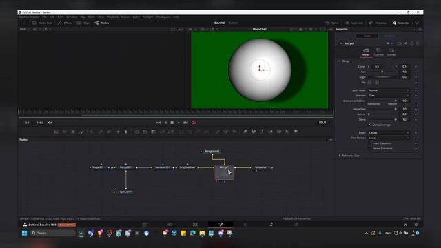 How to Enable/Disable node in Fusion page - Davinci Resolve