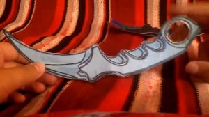 Как легко сделать нож (Керамбит) из бумаги.