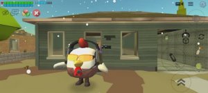 как зделать снег в чикен ган! ?