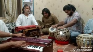 Mehdi Hasan ki gzal at private mehfil tabla (Inderyas Daud Taj ) singer ( Khalid waris Sab )