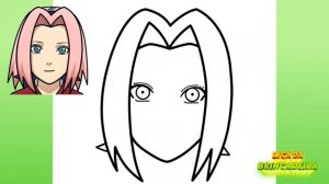 Como DESENHAR a SAKURA HARUNO - Como DIBUJAR a SAKURA HARUNO - NARUTO