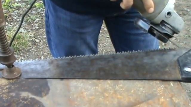 Заточка болгаркой ручной пилы за пять минут. смотреть онлайн