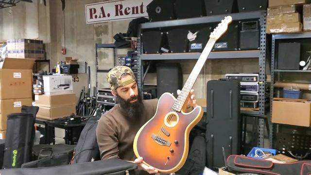 Unboxing a Fender Acoustasonic Telecaster смотреть онлайн