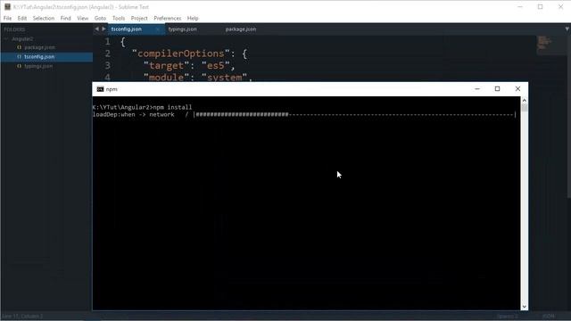 Angular 2 Tutorial 3: Sublime Text + TypeScript (Hello World)