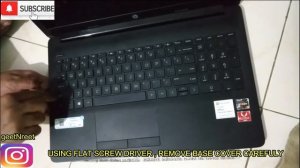 How to install 8gb DDR4 Ram on Hp 15-db1069au Laptop? #ramupgrade.
