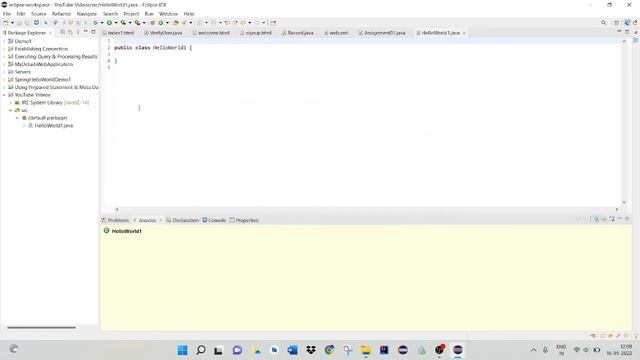Hello World java program | First Java Program | How to Compile & Run Java Program