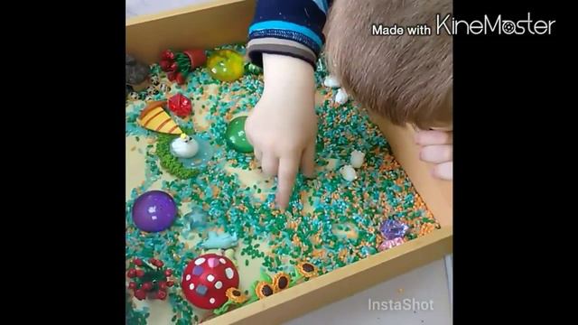 Сенсорная коробочка для малышей