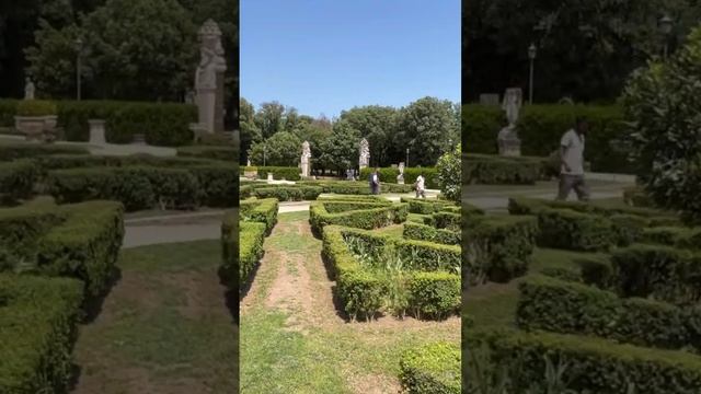 Villa Borghese: Parco Pubblico di Roma / Вилла Боргезе: Публичный парк в Риме.