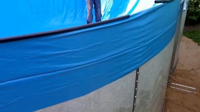 Бассейн каркасный на даче с подогревом и очисткой. Монтаж бассейна своими руками Гибралтар