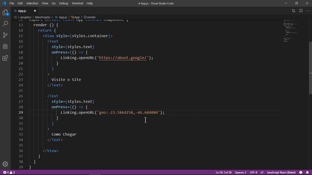 Curso de React Native #31: Linking смотреть онлайн