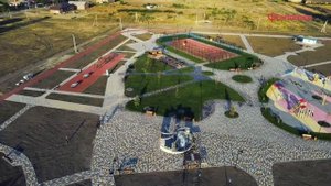 Фонтан в Шаумяновском. Аревахач. Фонтан в парке Дружба. Fountain in the Druzhba park.