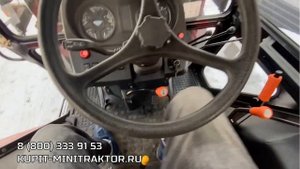 Репортаж изнутри Экскаватора-погрузчика на Базе МТЗ