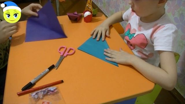 Пасхальный зайчик. Оригами. Подставка для яиц. смотреть онлайн