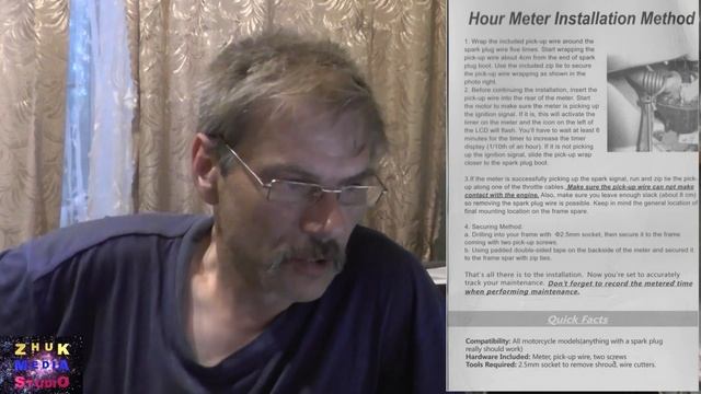 Установка счетчика моточасов на мотоблок