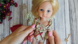 Блузка и юбка для куклы Паола Рейна