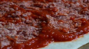 Пицца с мясным фаршем