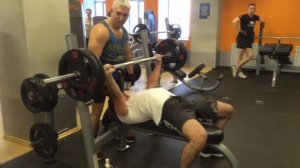 Жим лежа 100 кг на разы и моя форма (21.05.16)