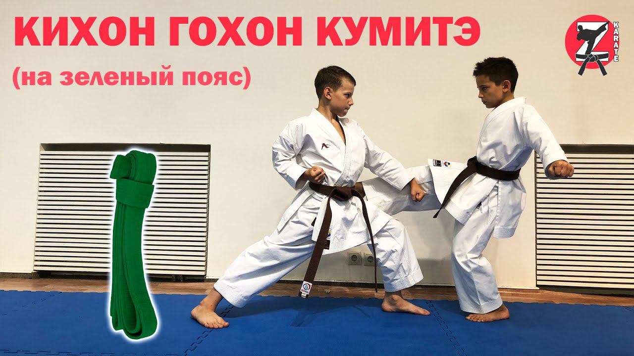Кихон Гохон Кумитэ на зеленый пояс смотреть онлайн