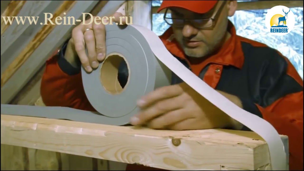 Установка окон в деревянном доме при помощи ленты ПСУЛ смотреть онлайн