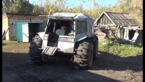 Покатушки на вездеходе мини ШЕРП