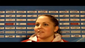 Maria Poulsen om VM i curling 2011 Esbjerg