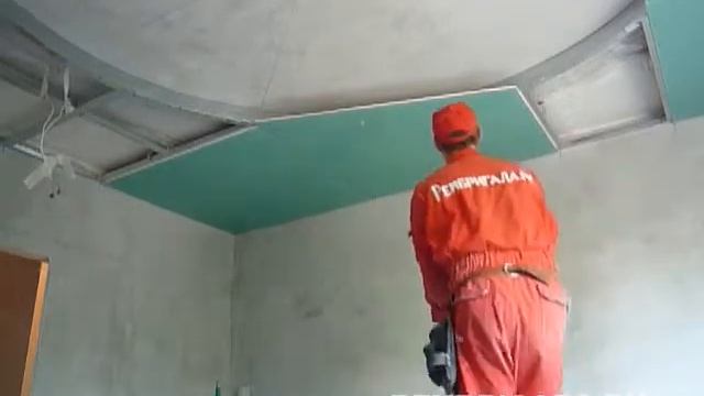 Видео с сайта www.rembrigada.ru монтаж гипсокартона.avi смотреть онлайн
