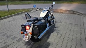 Honda Shadow VT 750 ACE, 2002, prezentacja walkaround, empty exhaust sound