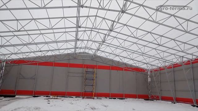 Тентовый склад. Быстрое строительство склада
