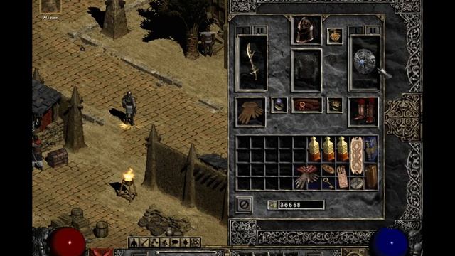 |Diablo 2: Lord of Destruction| Обзор выбитых легендарок и сетовых предметов за кадром, смотреть онлайн