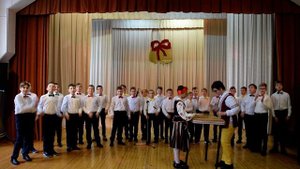 Хор мальчиков "Веселые ребята", песня "Дзедава кароўка"
