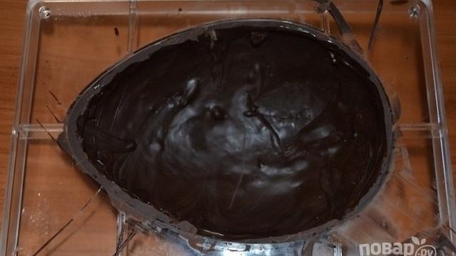 Пасхальное шоколадное яйцо (мастер-класс)
