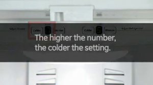 Adjusting Bottom Freezer Refrigerator Temp Controls - Digital