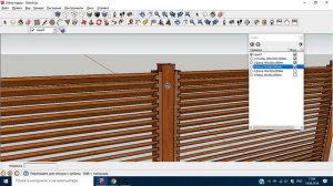 Забор жалюзи из дерева от компании Domilionn