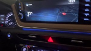 Hyundai Sonata Dn8 контурная подсветка