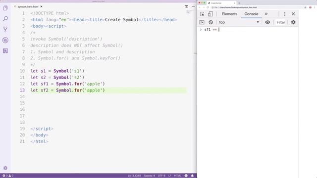 6.3 Symbol for in Javascript смотреть онлайн
