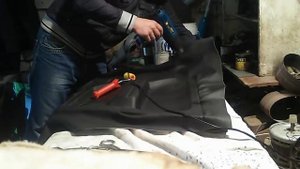 Перетяжка дверных карт  Часть 1