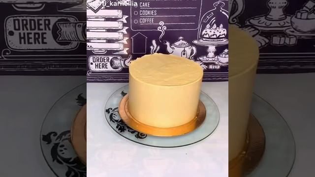 Как сделать подтеки на торте? Вертикальный торт с осенним декором (Cake decor)