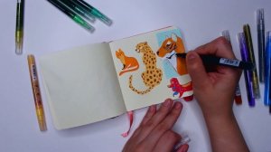 ИДЕАльные РИСУНКИ для срисовки | Рисую только акриловыми маркерами?