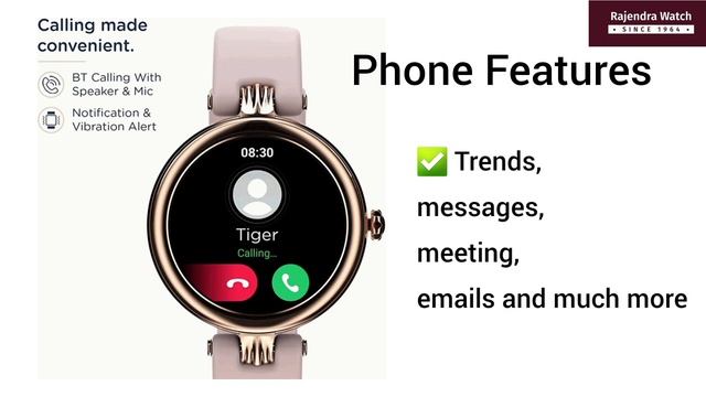 Newly Launched Pebble Venus Bluetooth Calling Smartwatch for Women | Female Health Suite | SPO2 смотреть онлайн