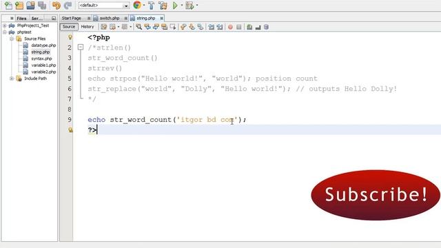 Php Bangla Tutorial Part 6 | PHP String Functions