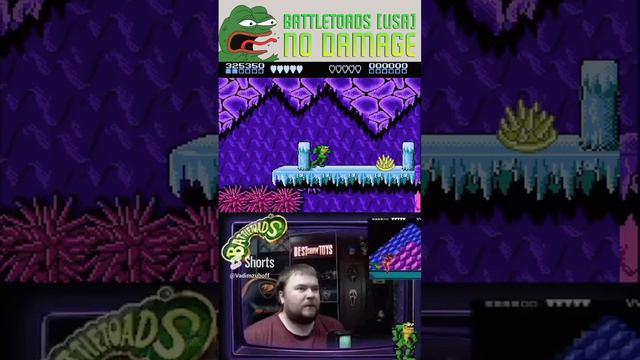 ТАКОЕ В ЖАБАХ ВПЕРВЫЕ !! #shorts #dendy #nes #battletoads #retrogaming #secrets #wow