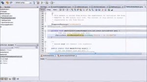 Action on Button in Java Swing