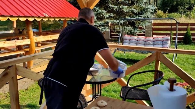Картофельные лепешки, клецки по литовски.