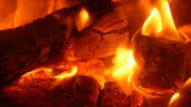 Как горит огонь. Треск костра. Для медитации. Для снятия стресса. Огонь