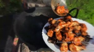 Жареная картошка с грибами в казане  Теперь жарю только так!